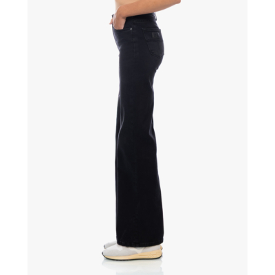 Lois Palazzo Mid Rise Jeans Zwart L32