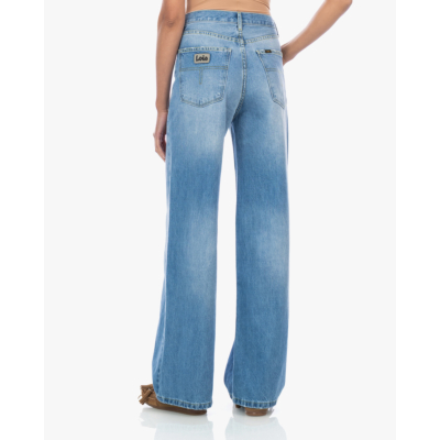 Lois Skater Loose Wide Leg Jeans Blauw L32