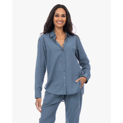 Xírena Beau Blouse Staal Blauw