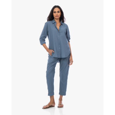 Xírena Beau Blouse Staal Blauw