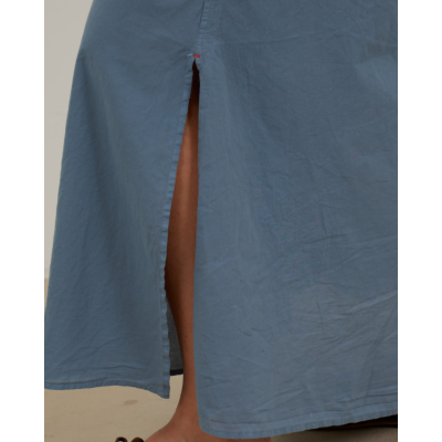 Xírena Boden Maxi Jurk met Knopen Blauw