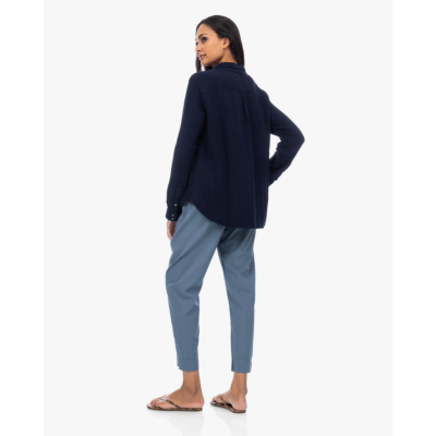 Xírena Scout Shirt Blouse Navy