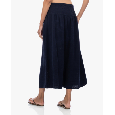 Xírena Irene Flowy Midi Rok Navy