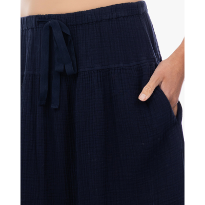 Xírena Irene Flowy Midi Rok Navy