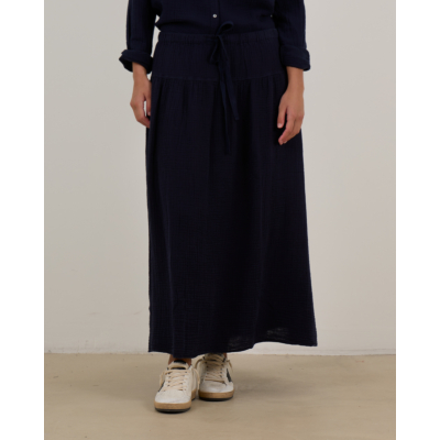 Xírena Irene Flowy Midi Rok Navy