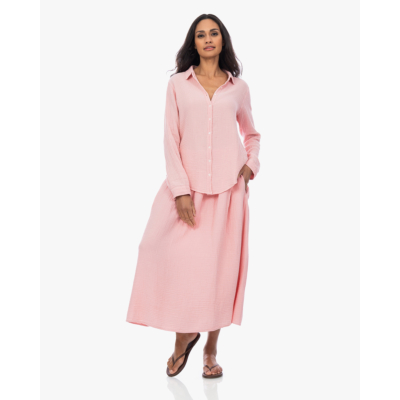 Xírena Irene Flowy Midi Rok Roze