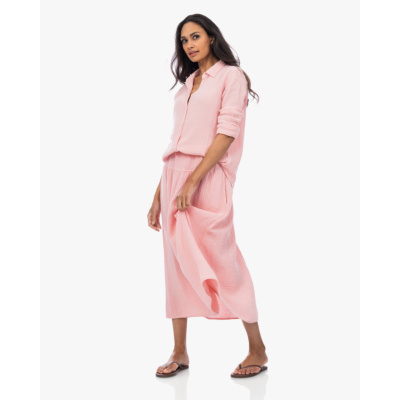 Xírena Irene Flowy Midi Rok Roze