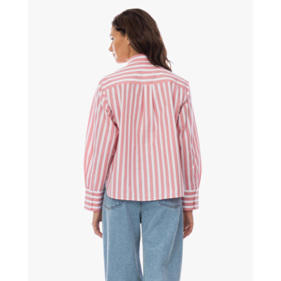Xírena Monroe Blouse Gestreept Roze