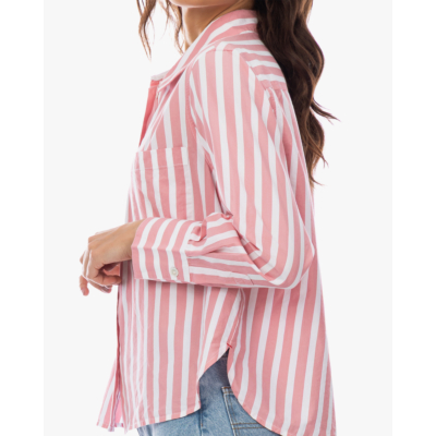 Xírena Monroe Blouse Gestreept Roze