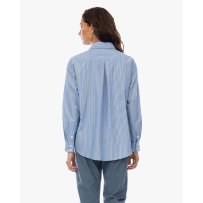 Xírena Hayven Gestreepte Blouse Blauw