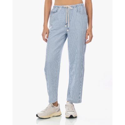 Xírena Baxter Gestreepte Pull-on Broek Blauw
