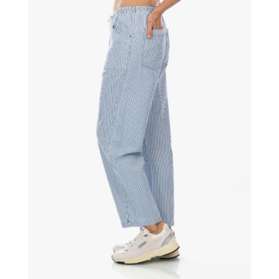 Xírena Baxter Gestreepte Pull-on Broek Blauw