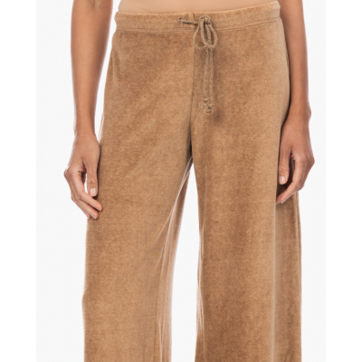 Xírena Manon sweatpants met elastische band bruin