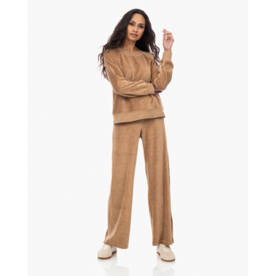 Xírena Manon sweatpants met elastische band bruin