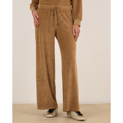 Xírena Manon sweatpants met elastische band bruin