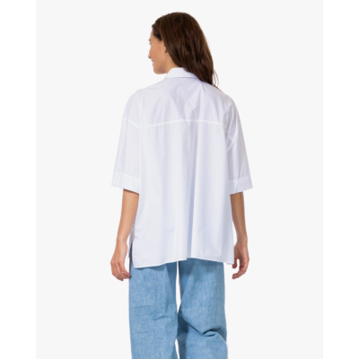 Drykorn Velmira Katoenen Blouse Wit
