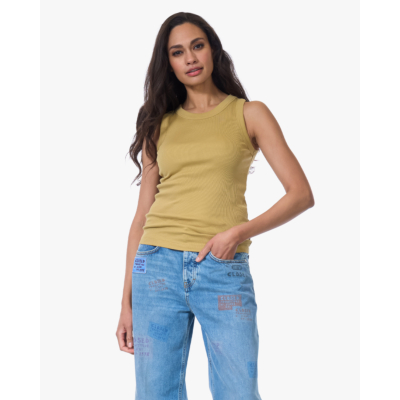 Drykorn Olina Tanktop Mosterd Geel