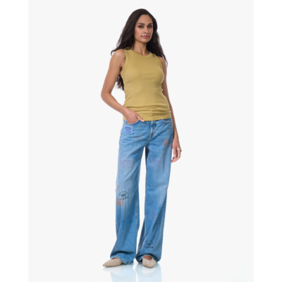Drykorn Olina Tanktop Mosterd Geel