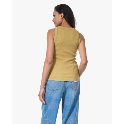 Drykorn Olina Tanktop Mosterd Geel