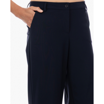 Japan TKY Daryo Heavy Travel High Waist Pantalon Blauw