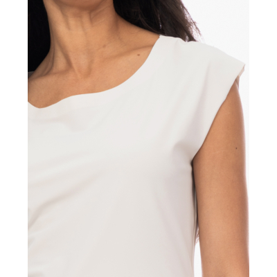 Japan TKY Fuuki Travel Jersey Shirt Mouwloos Off-white