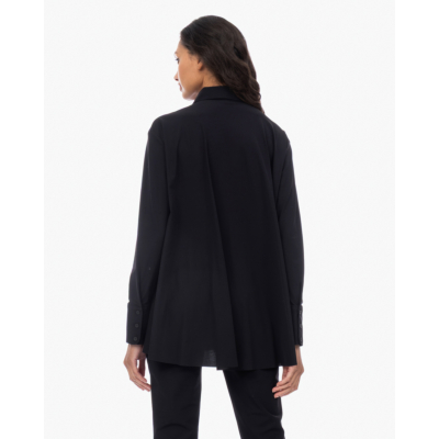 Japan TKY Milly Travel Jersey Blouse Zwart