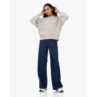 Drykorn sweater crewneck dames 1714 brown