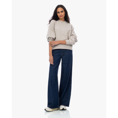 Drykorn sweater crewneck dames 1714 brown