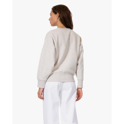 Anine Bing Harry Shrunken Sweater LA Beige