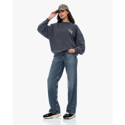 Anine Bing Miles Print Sweater Zwart