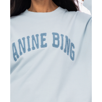 Anine Bing Miles Crewneck Sweater Lichtblauw