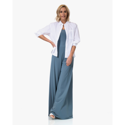 Japan TKY Jumpy Stretchy Light Travel Jumpsuit Shark