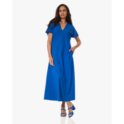 Japan TKY Yukijura Travel Jersey Jurk met Ceintuur True Indigo