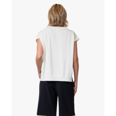 Japan TKY Yunea Linnen Knit Top Wit