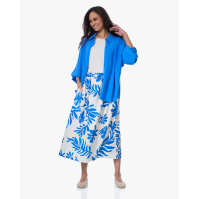 Japan TKY Iwai Travel Jersey Blouse Ocean