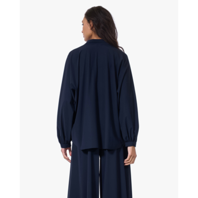 Japan TKY Iwai Travel Jersey Blouse Zwartblauw