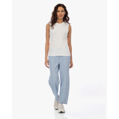 Closed Modalmix Jersey Top Ivory