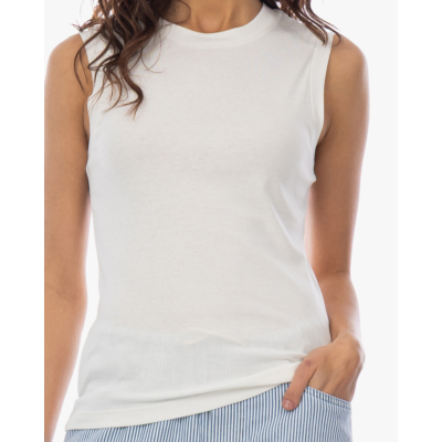 Closed Modalmix Jersey Top Ivory