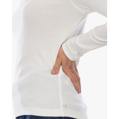 Closed Rib Longsleeve Off-white