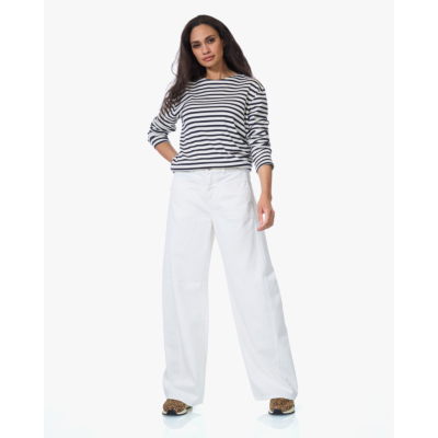 Closed Gestreepte Longsleeve Marine