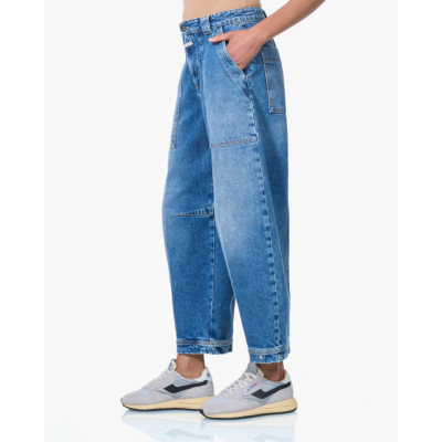 Closed Rhannon Mid Waist Comfort Stretch Barrel Jeans