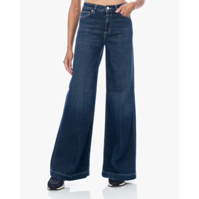 Closed Glow Up Wide Leg Jeans Donkerblauw