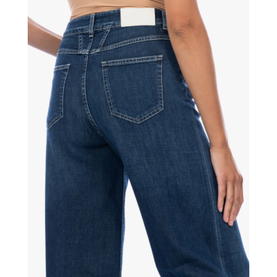 Closed Glow Up Wide Leg Jeans Donkerblauw