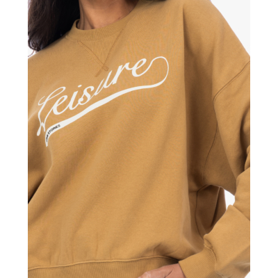 Love Stories Crewneck Sweater Licht Bruin