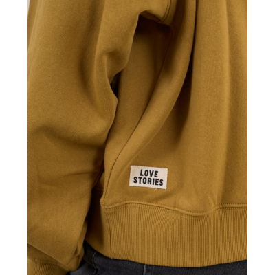 Love Stories Crewneck Sweater Licht Bruin