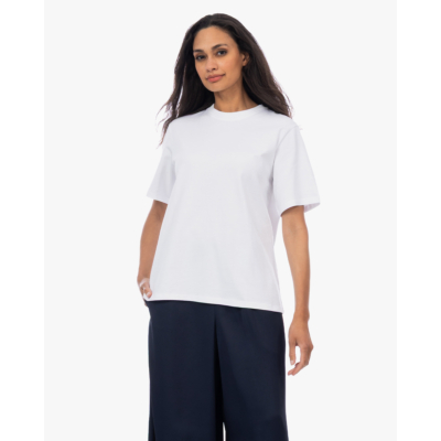 Majestic Filatures Soft Touch Boxy T-shirt Wit