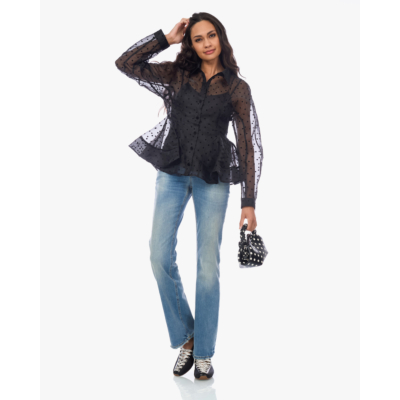 Closed Jovanna Flared Stretch Jeans Stonewashed Blauw