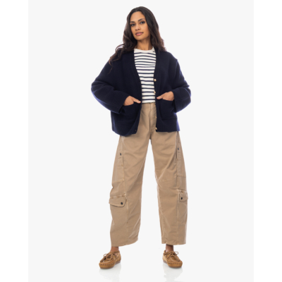 Ganni Wollen Vest Sky Captain Navy
