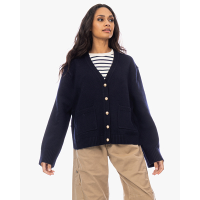 Ganni Wollen Vest Sky Captain Navy