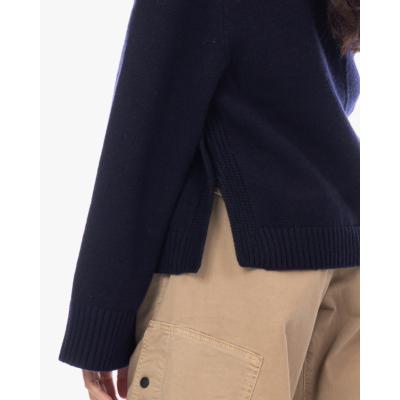 Ganni Wollen Vest Sky Captain Navy